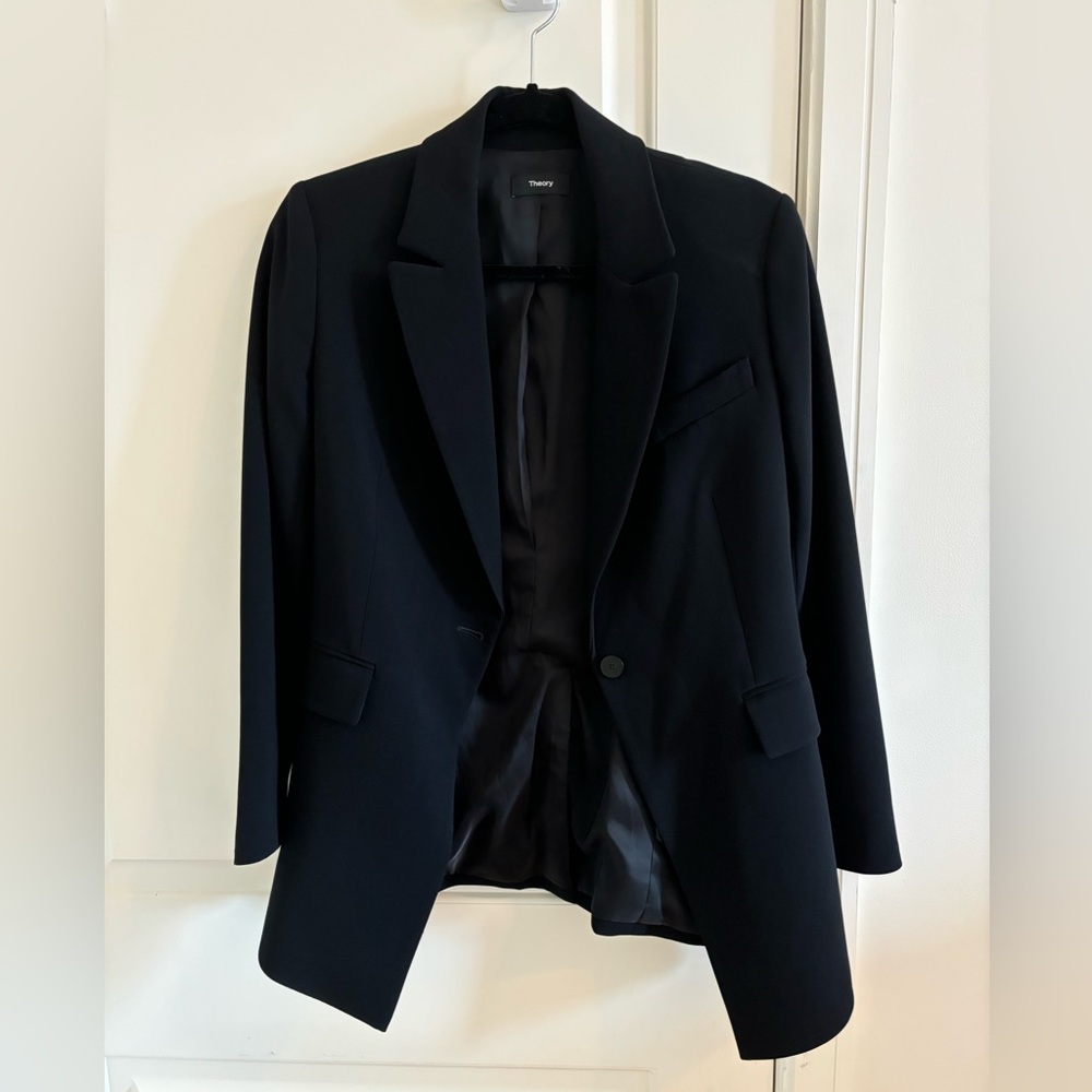 Theory black blazer